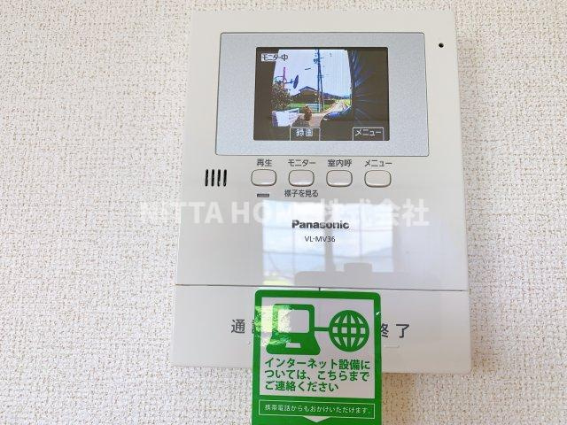 サンヒルズＡのセキュリティ|TVインターホンもあります◎