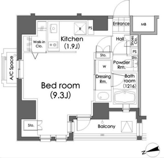 【間取り】 | パークハビオ戸越