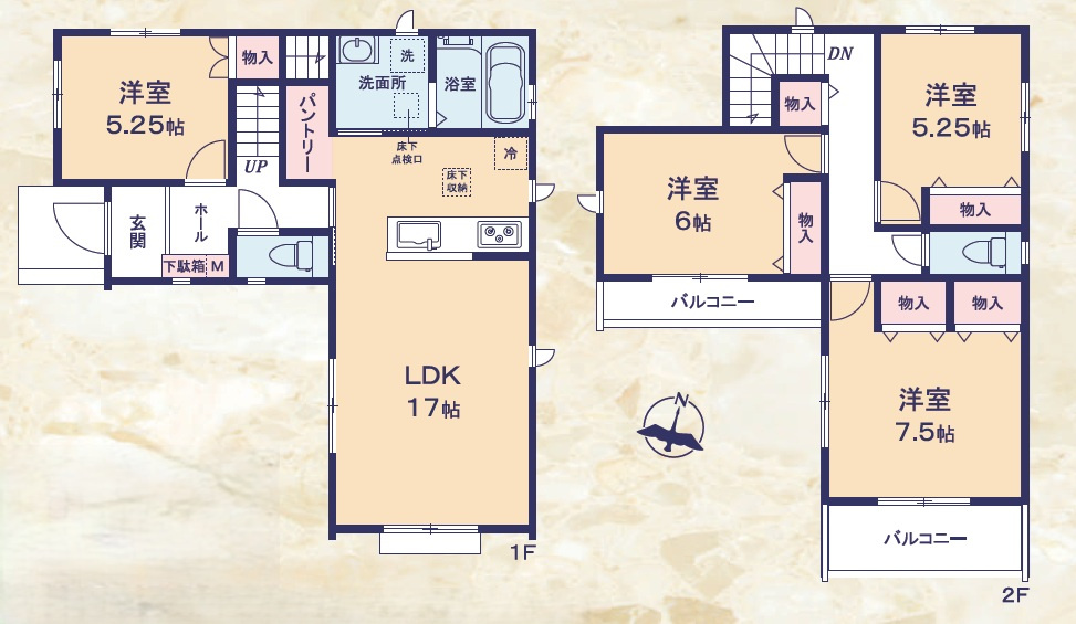 静岡市葵区田町７期　新築戸建　全７棟　B号棟