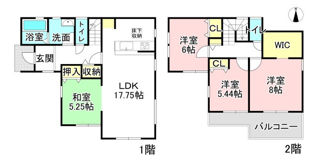 【間取り】 | 各務原市鵜沼各務原町5丁目