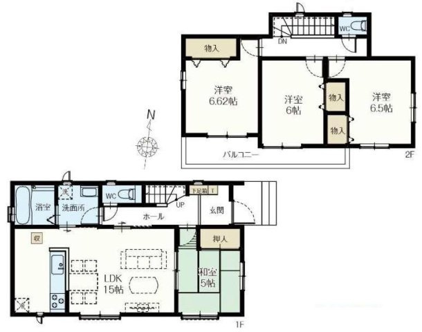 三郷市戸ケ崎5丁目　新築戸建　全10棟　G号棟の間取り|■マルチに使えるリビング横に＋1部屋を兼ね備えた4LDKの邸宅です