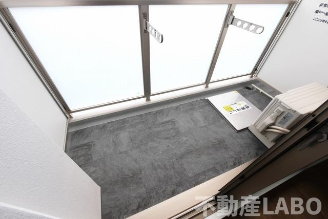 セレニテ難波ミラク参番館のバルコニー