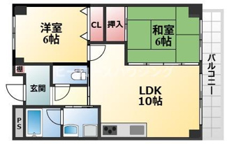 【間取り】 | グランドール名神豊中