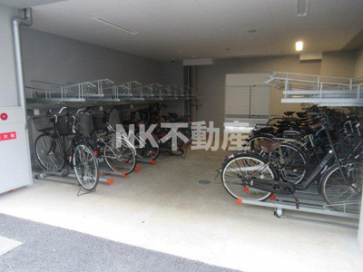 【その他共用部分】 | S-RESIDENCE小阪azure（河内小阪賃貸） | 駐輪場です