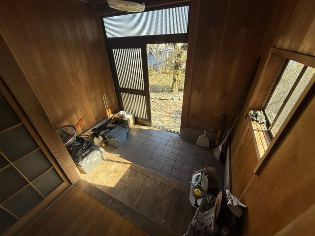 日光市森友　戸建の玄関