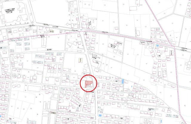 日光市森友　戸建の地図