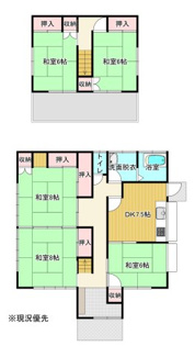【間取り】 | 日光市森友　戸建