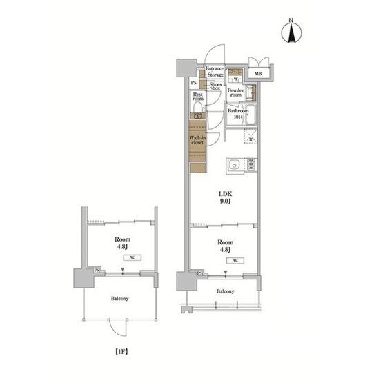 【間取り】 | ＲＪＲプレシア蒲田