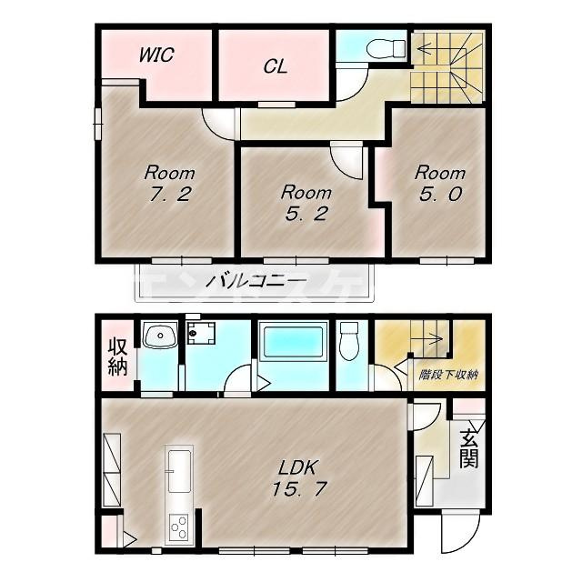 SECUREA下之城町　2号地の区画図|高崎、前橋のお部屋探しはエンドスケープまで！お客様の理想お聞かせ下さい♪