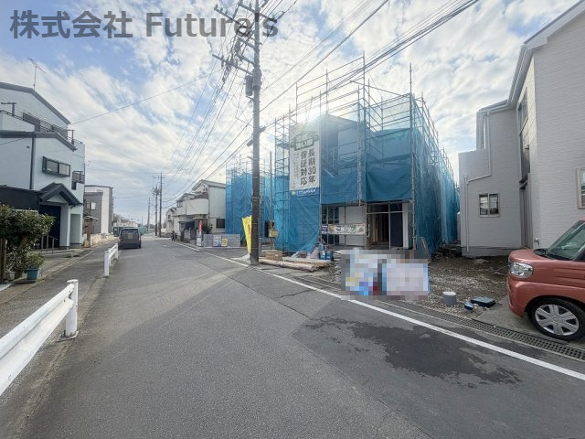 三郷市戸ケ崎5丁目　新築戸建　全10棟　J号棟の前面道路含む現地写真|前面道路含む現地写真です。