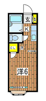 神奈川県横須賀市安浦町　一棟アパートの間取り