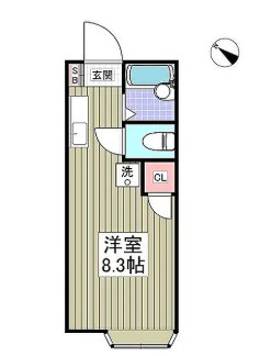 神奈川県横須賀市安浦町　一棟アパートの間取り