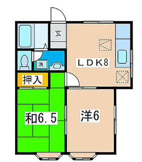 神奈川県横須賀市安浦町　一棟アパートの間取り