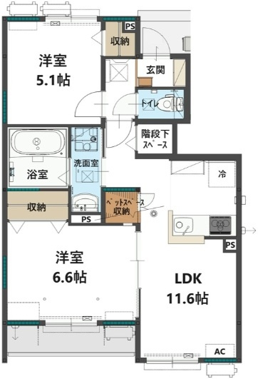 コンフォートグランの間取り