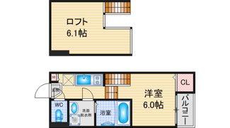 【間取り】 | VAN SOREIL野並 | 略図の為、現状優先