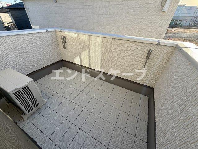 SECUREA下之城町　3号地1のバルコニー|高崎、前橋のお部屋探しはエンドスケープまで！お客様の理想お聞かせ下さい♪