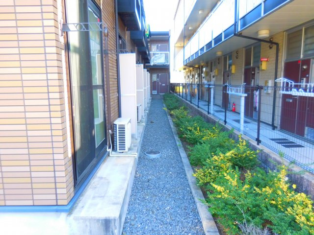 レオパレスニュー藤のバルコニー