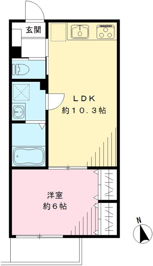 ヴィラデソールの間取り