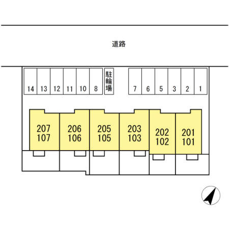 Ｂоｎｎｅ　Ｍａｉｓоｎの区画図
