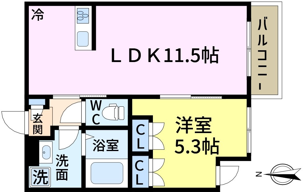 プラネッツの間取り