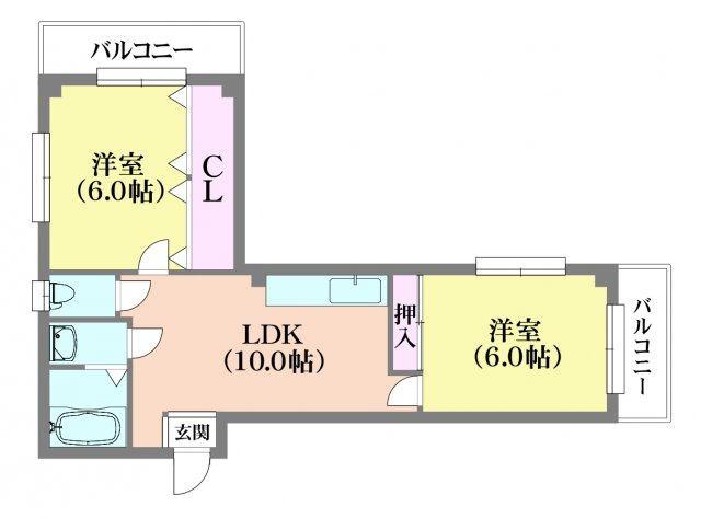 WING兵庫駅前通の間取り