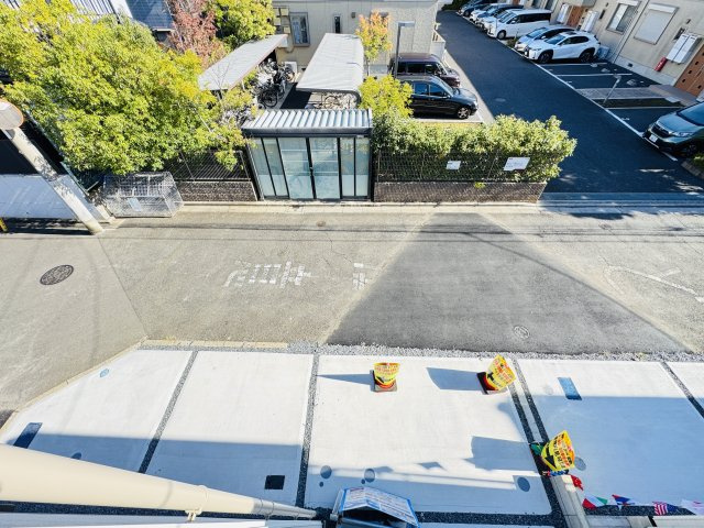 市川市菅野５丁目新築戸建【菅野小学校：8分】の展望|バルコニーより道路側眺望