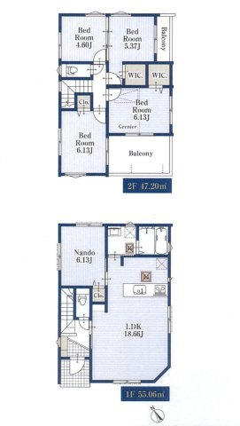 新築一戸建て　所沢市上安松