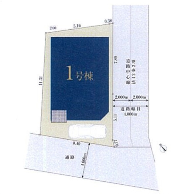 新築一戸建て　所沢市上安松のその他|カースペース１台分(車種によります)