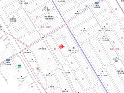 【地図】 | 【売地】秋田市飯島新町二丁目