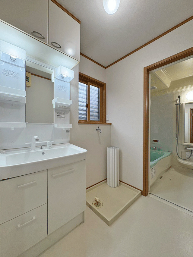 仙台市青葉区中江2丁目の洗面所