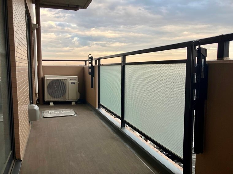 ベルググランデ本八幡のバルコニー