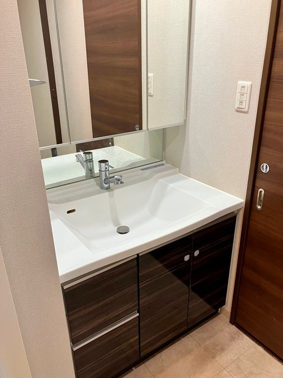 ベルググランデ本八幡の独立洗面台