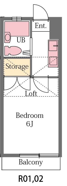コーポルミネの間取り