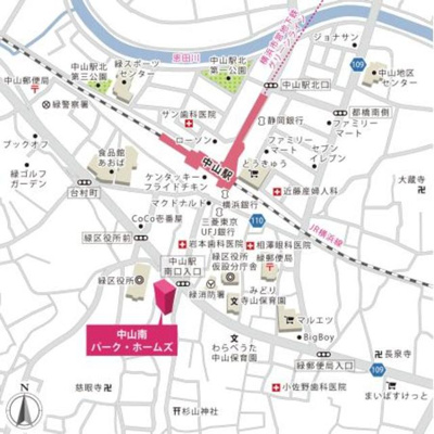 【地図】 | 中山南パーク・ホームズ