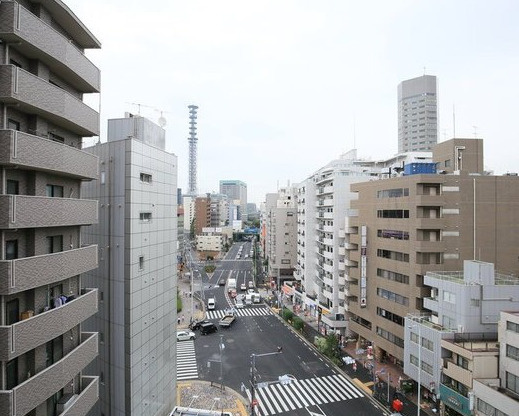 スカイコート新宿曙橋の展望