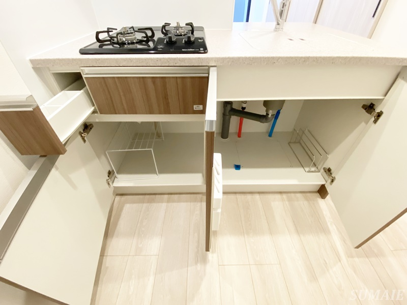 アジールコート王子の収納|キッチン下収納です☆