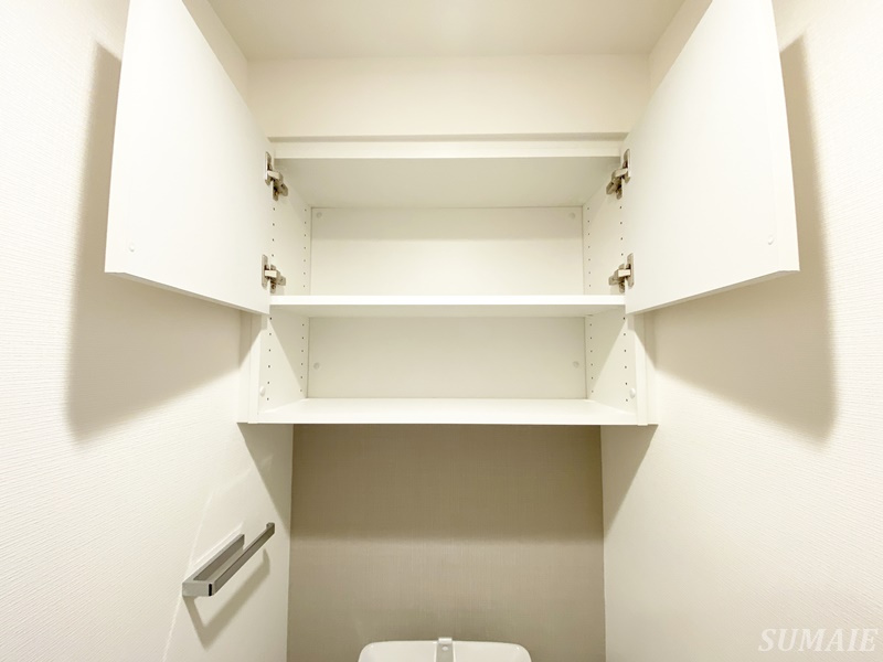 アジールコート王子の収納|トイレ上収納です☆