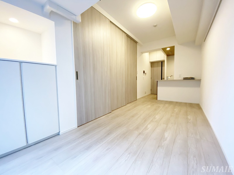 アジールコート王子の居間・リビング|別角度からみたリビングです☆