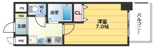 【間取り】 | ラナップスクエア中之島公園