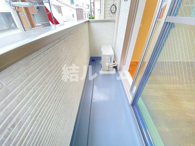 板橋区徳丸１丁目のアパートのバルコニー