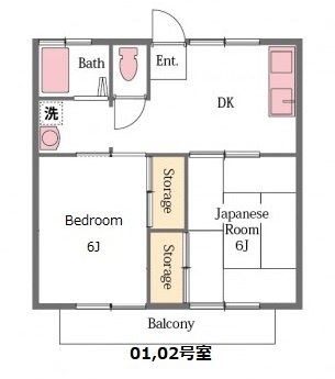 ミクターハイツの間取り