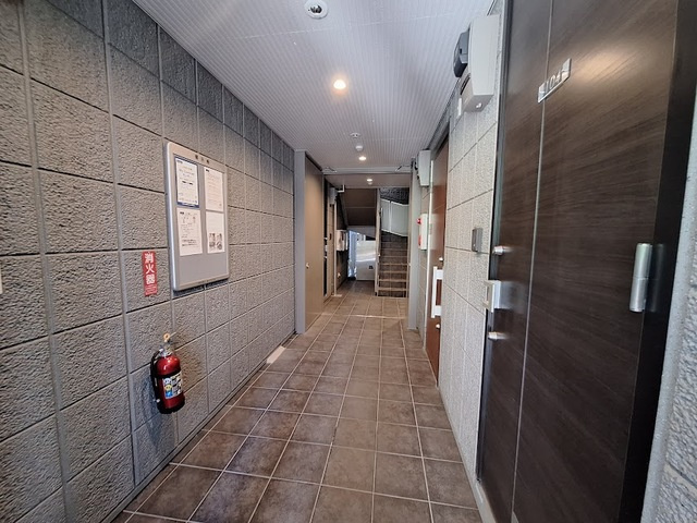 Parc Soleilのロビー|外から見えない共用廊下部分