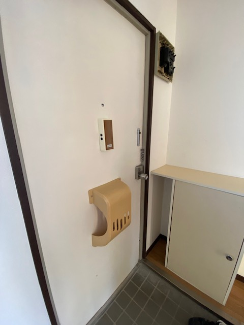 パールハイツBの玄関