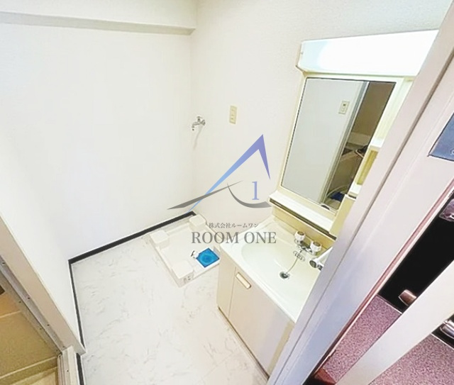 ウィングス竹ノ塚の洗面所|洗面台です。