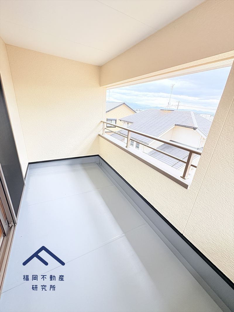 小郡市三国が丘４丁目　戸建てのバルコニー