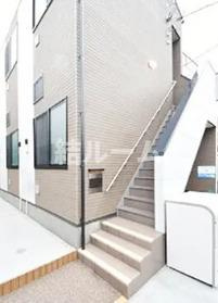 練馬区桜台１丁目のアパートのエントランス