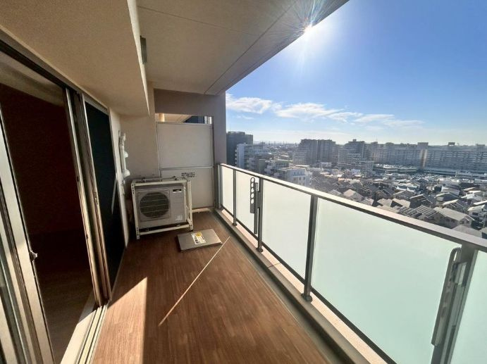 なかもずオールズ・ディアコートのバルコニー