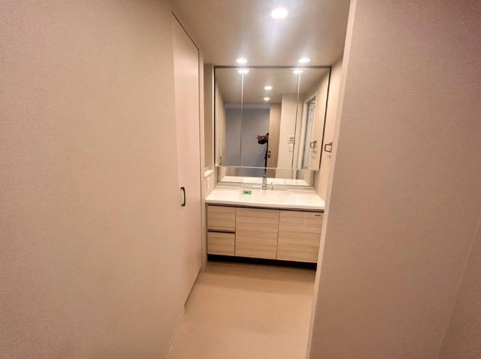 なかもずオールズ・ディアコートの独立洗面台