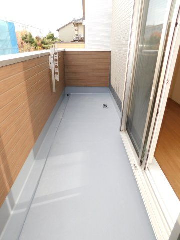 名古屋市北区福徳町５丁目の新築一戸建のバルコニー|◇バルコニー◇　　南面で陽当り良好なワイドバルコニー♪