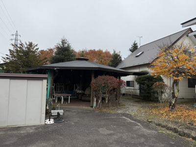 【設備】 | 軽井沢風越公園南テニスコート付ペンション | バーベキューコーナー